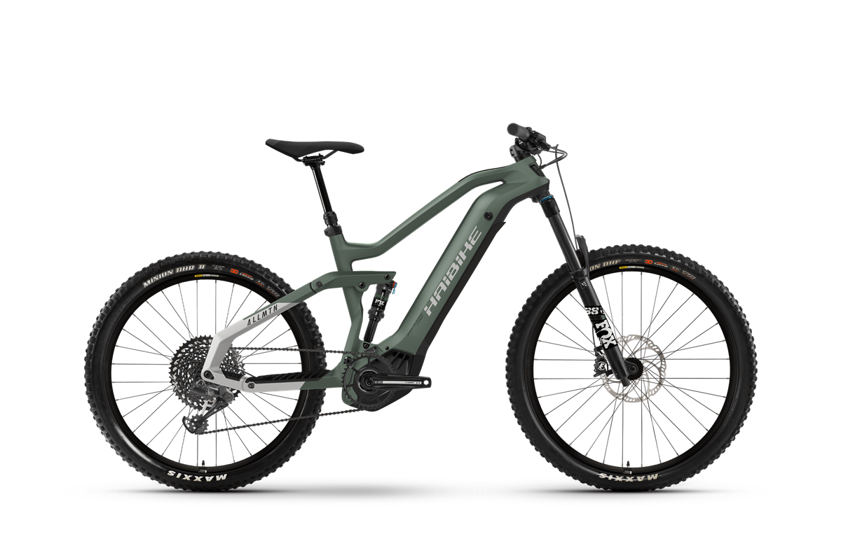 Haibike MY2021 AllMtn 6 electric mountain bike product image on transparent background